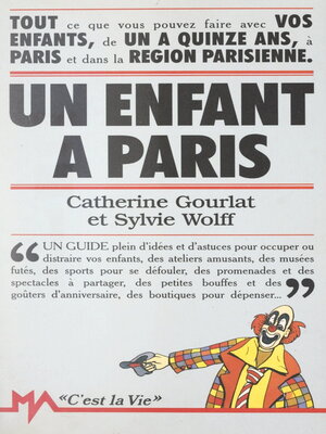 cover image of Un enfant à Paris